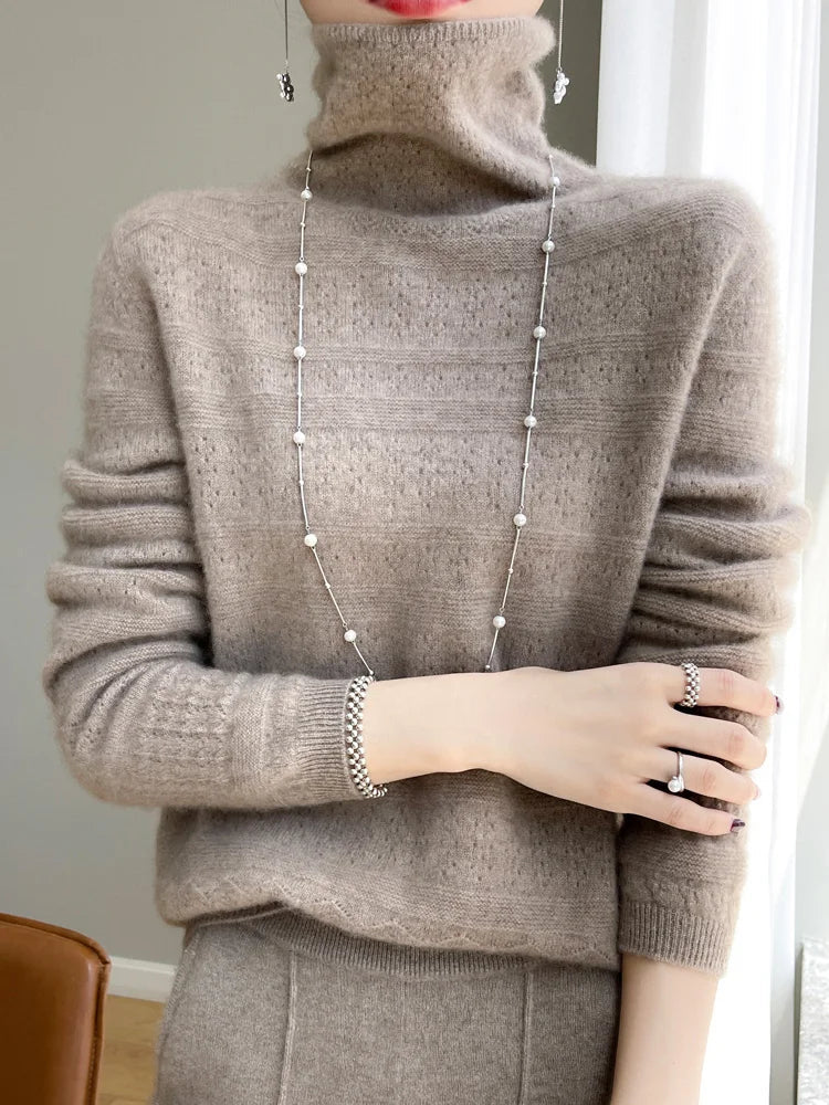 Liam | Stylish Men’s Sweater with Elegant Wool Turtleneck Design 9