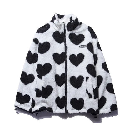 Aria | Stylish Women's Jacket - Reversible Heart Design for Winter Coats 3