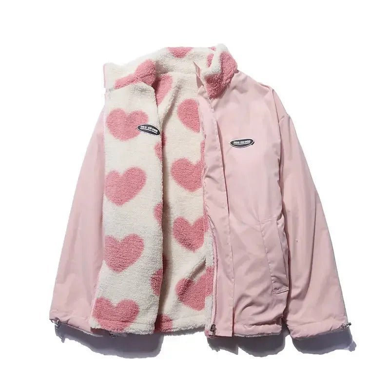 Aria | Stylish Women's Jacket - Reversible Heart Design for Winter Coats 7