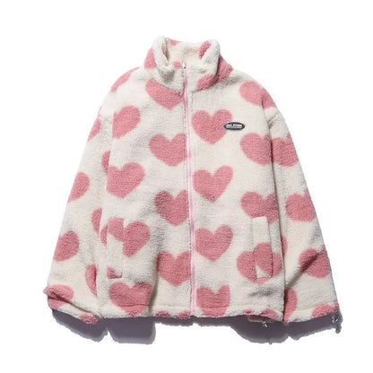 Aria | Stylish Women's Jacket - Reversible Heart Design for Winter Coats 8