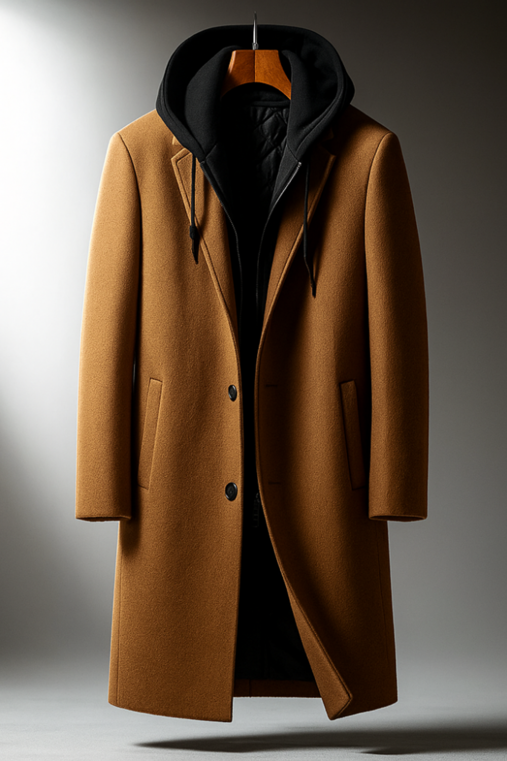 Tristan | Men's Elegant Mid-Length Trench Coat for a Chic Style 0