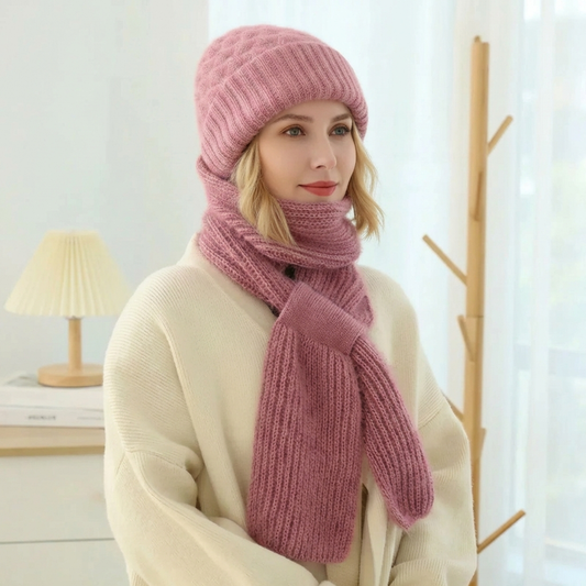 Angela | Hat & Scarf Set – Elegant Accessory Duo